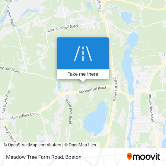 Mapa de Meadow Tree Farm Road