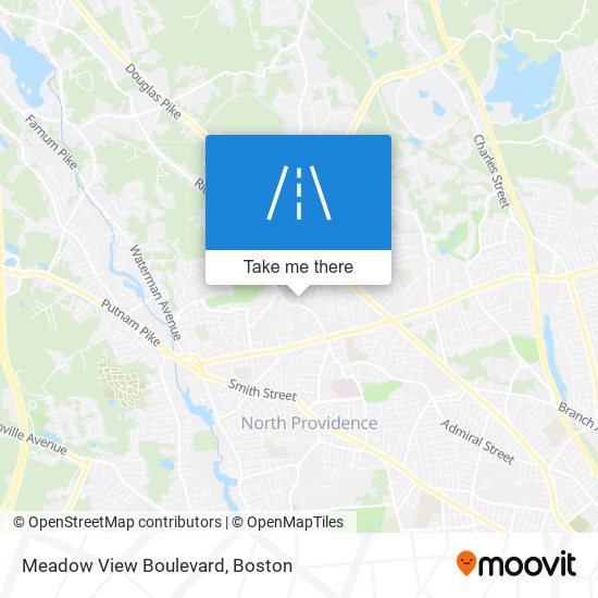 Meadow View Boulevard map