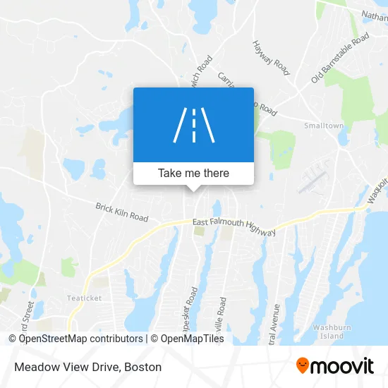Meadow View Drive map