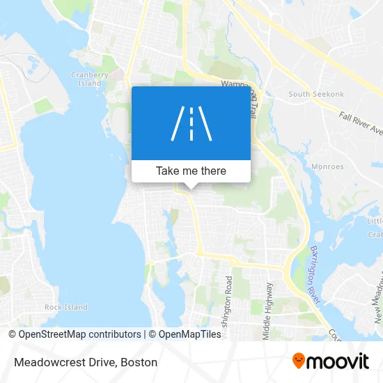 Meadowcrest Drive map
