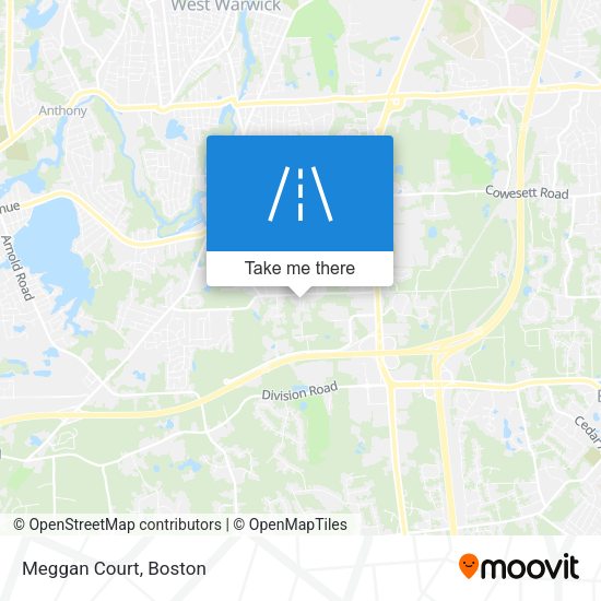 Mapa de Meggan Court