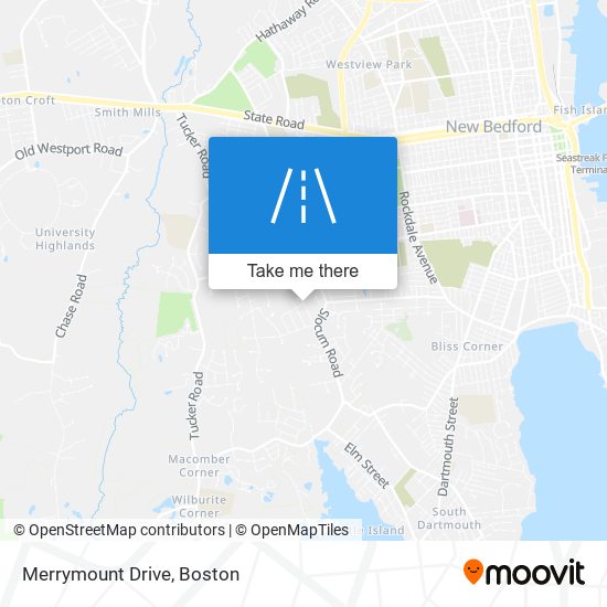 Merrymount Drive map