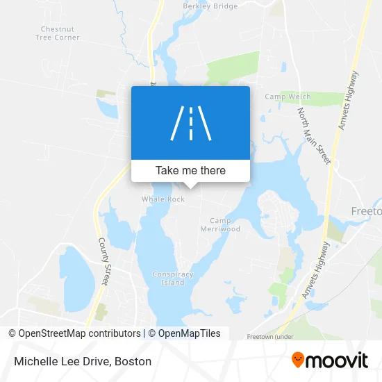 Michelle Lee Drive map