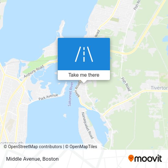 Mapa de Middle Avenue