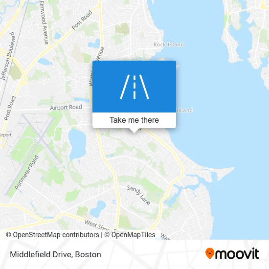 Middlefield Drive map