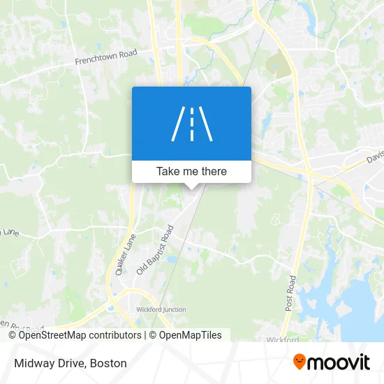 Midway Drive map