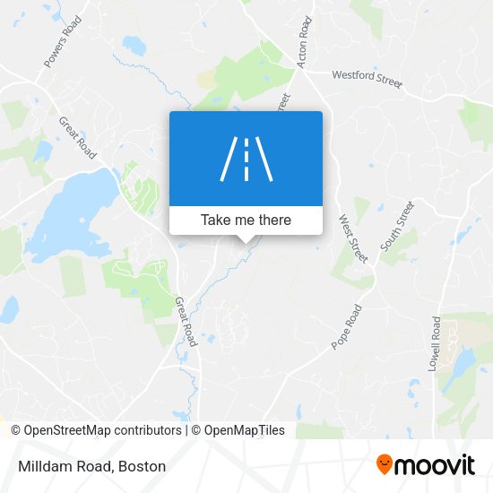 Mapa de Milldam Road