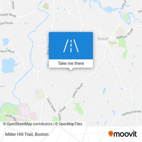 Mapa de Miller Hill Trail
