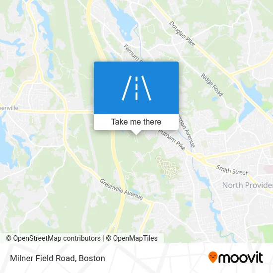 Milner Field Road map