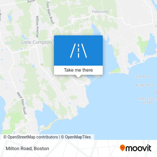 Milton Road map