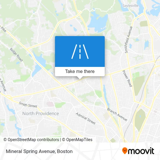 Mineral Spring Avenue map