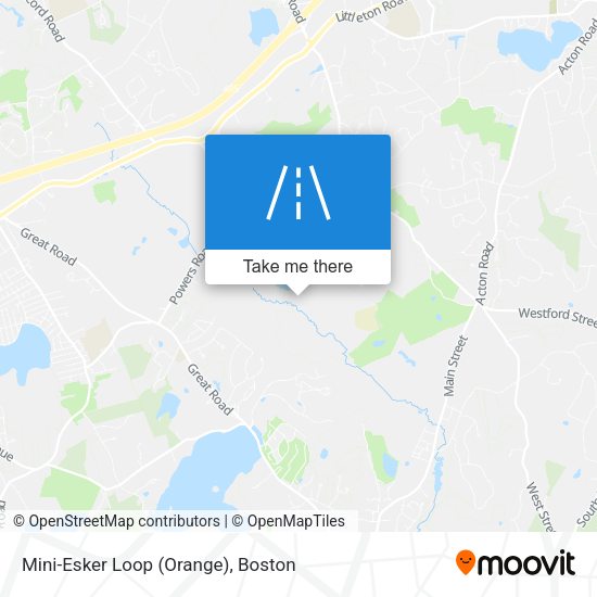 Mapa de Mini-Esker Loop (Orange)