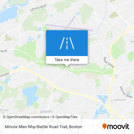 Minute Man Nhp / Battle Road Trail map