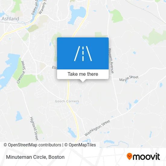 Minuteman Circle map