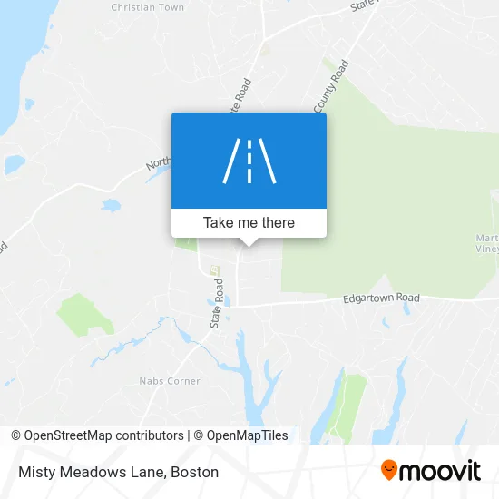 Misty Meadows Lane map