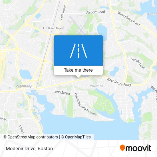 Modena Drive map