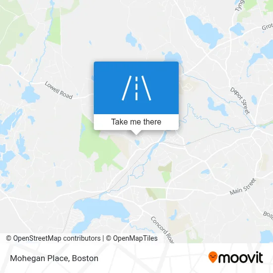Mohegan Place map