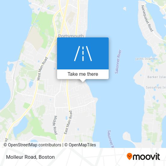 Mapa de Molleur Road