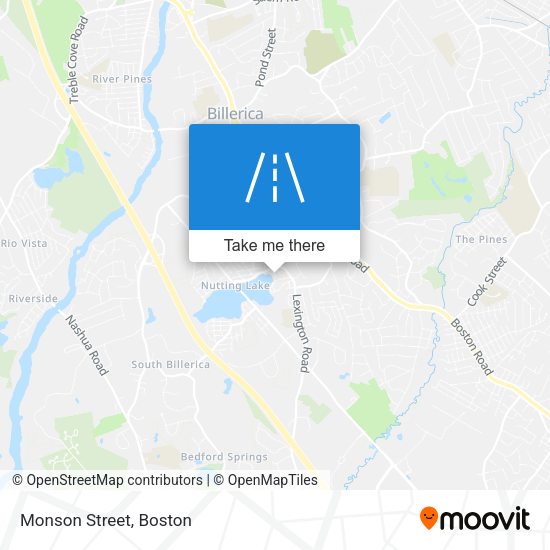 Monson Street map