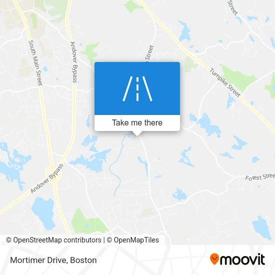 Mortimer Drive map