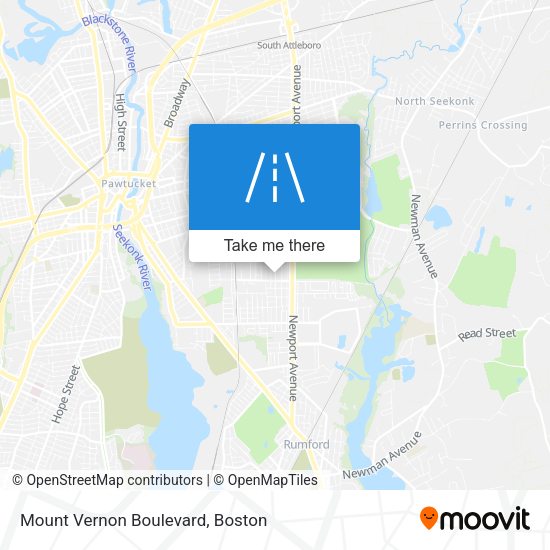 Mount Vernon Boulevard map