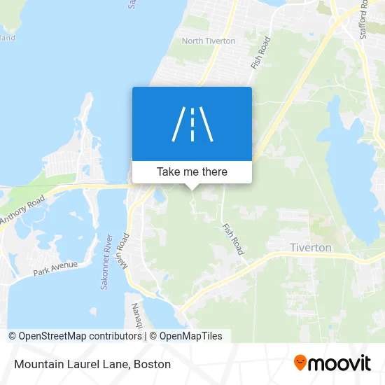 Mountain Laurel Lane map