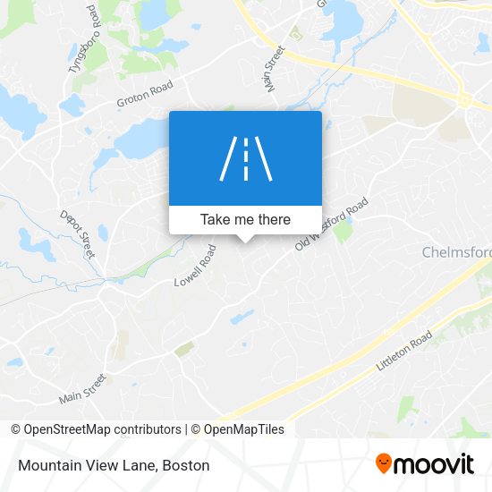 Mountain View Lane map