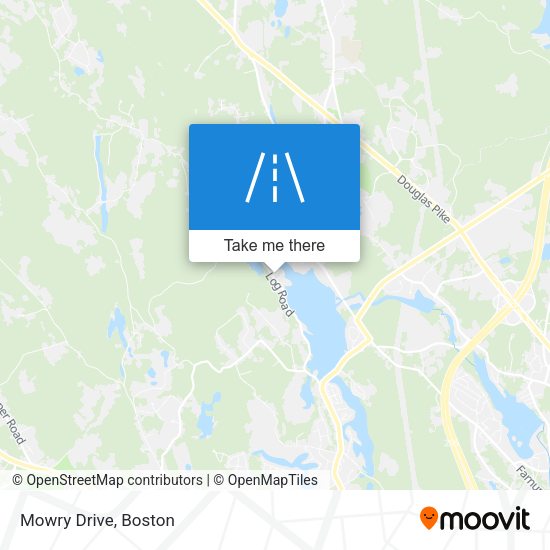 Mowry Drive map