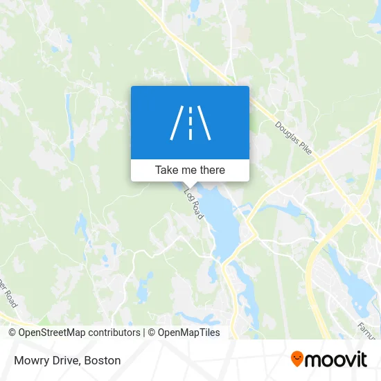 Mowry Drive map