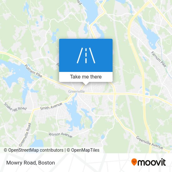 Mowry Road map