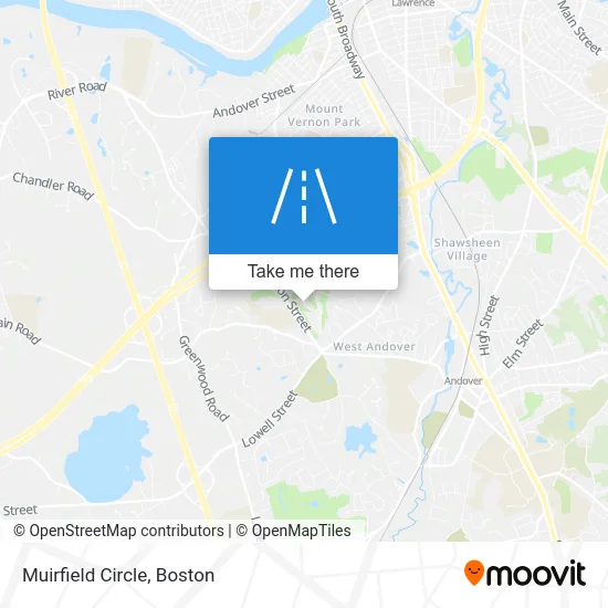 Muirfield Circle map