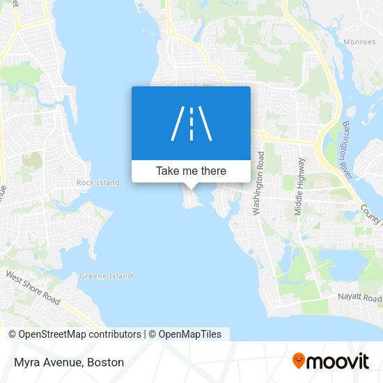 Mapa de Myra Avenue