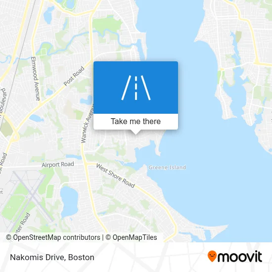 Nakomis Drive map