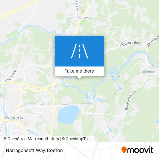 Narragansett Way map