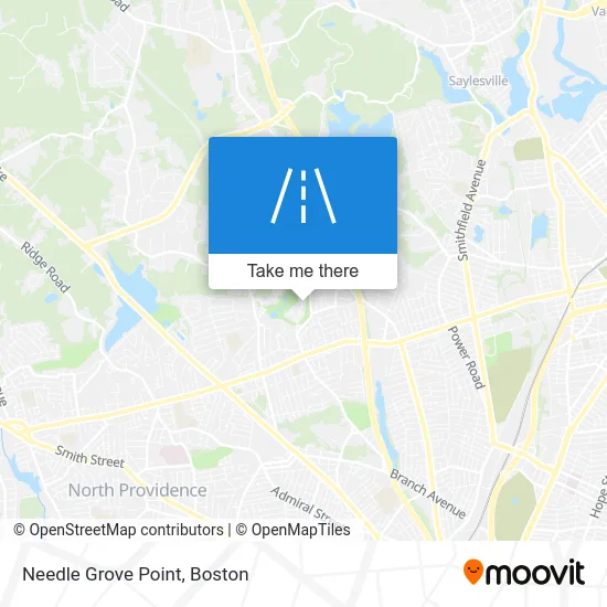 Needle Grove Point map