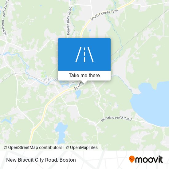 Mapa de New Biscuit City Road
