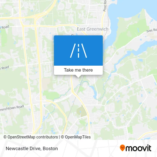 Newcastle Drive map