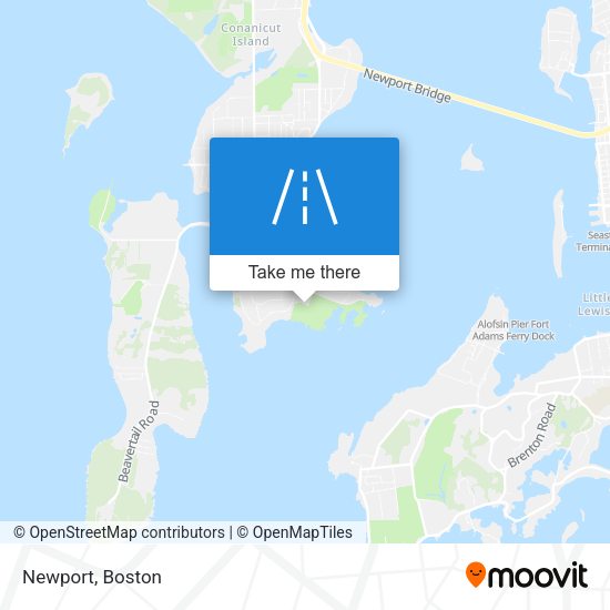 Mapa de Newport