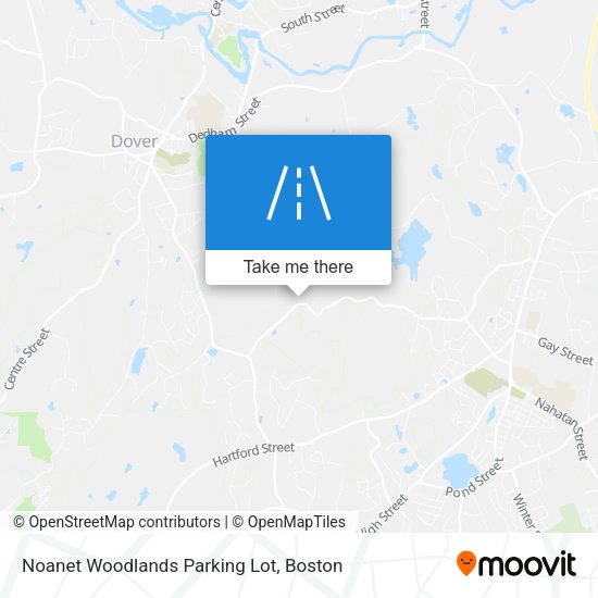 Noanet Woodlands Parking Lot map