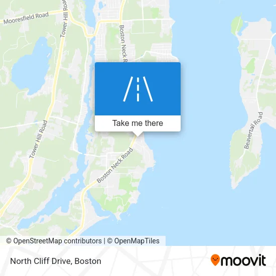 North Cliff Drive map