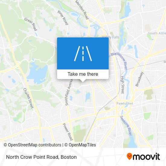 Mapa de North Crow Point Road