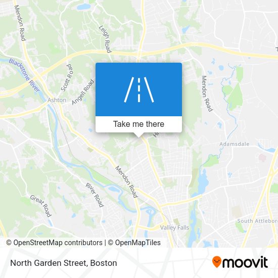 Mapa de North Garden Street
