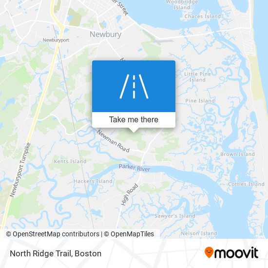 Mapa de North Ridge Trail