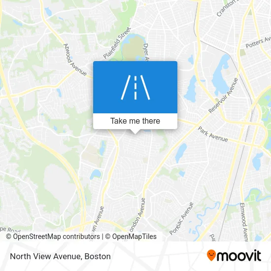 North View Avenue map