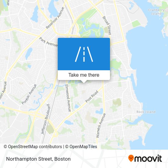 Mapa de Northampton Street