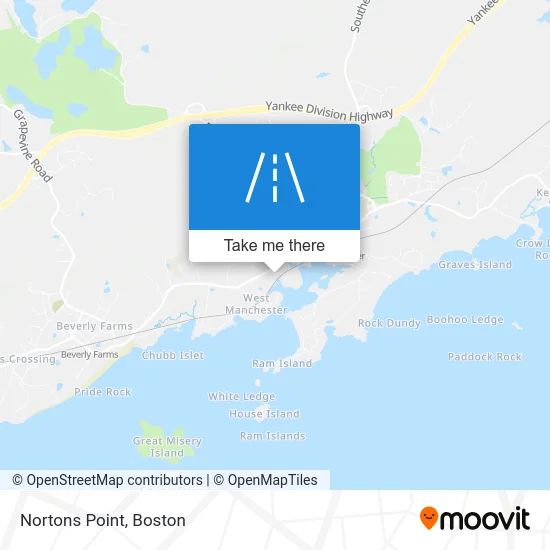 Nortons Point map