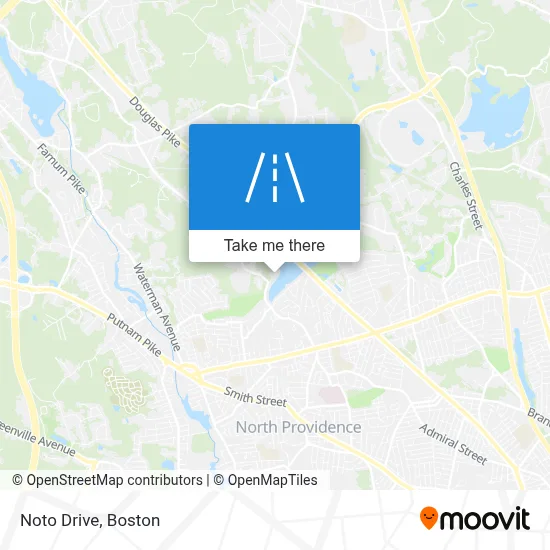 Noto Drive map