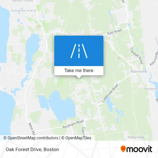 Oak Forest Drive map