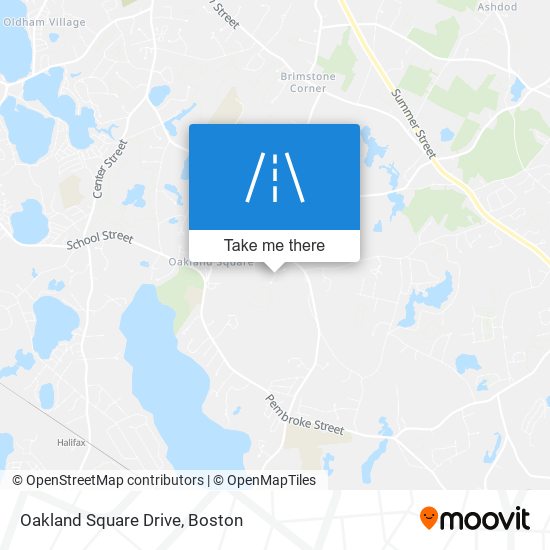 Oakland Square Drive map