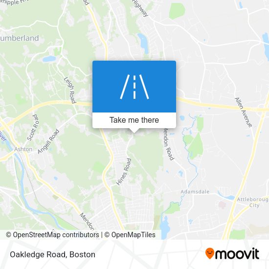 Oakledge Road map